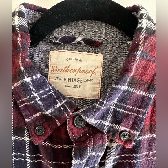 Weatherproof Vintage Men's Flannel Shirt - Picture 3 of 3